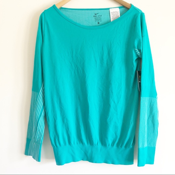 Nike Tops - NWT Nike Epic Dri-Fit Knit LS Crew Training shirt